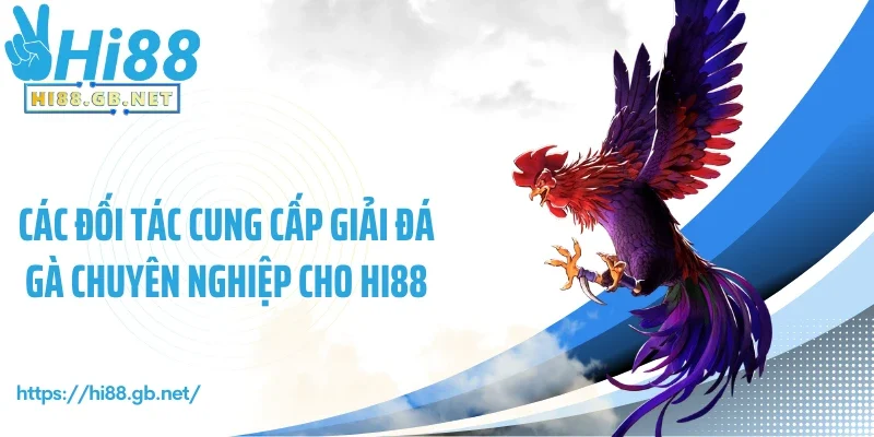 Các đối tác cung cấp giải đá gà chuyên nghiệp cho Hi88